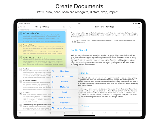 ‎Notebooks – Write and Organize Screenshot