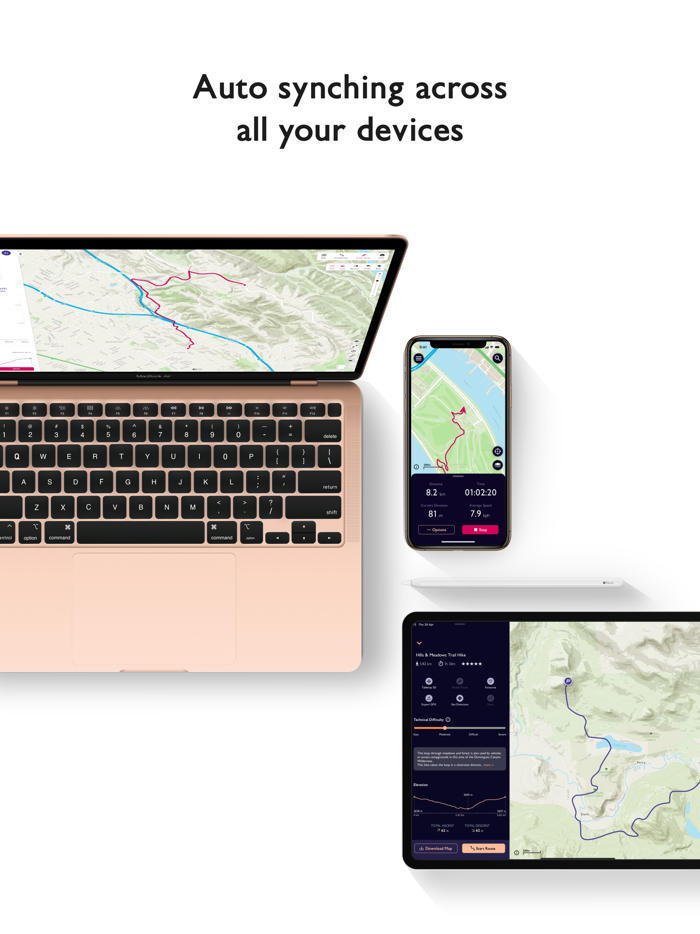 OS Maps Hiking and Bike Trails