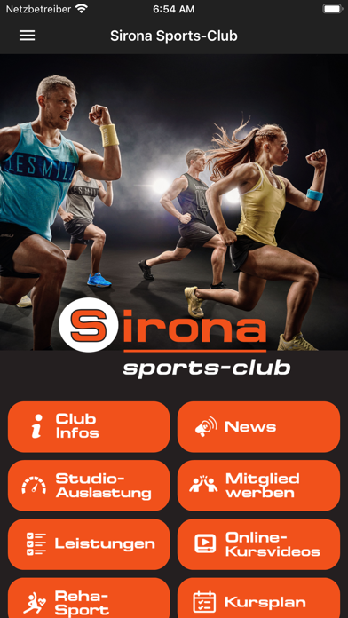 Sirona Sports-Club Screenshot