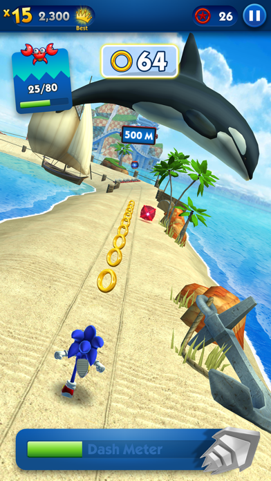 screenshot of Sonic Dash Endless Runner Game 2