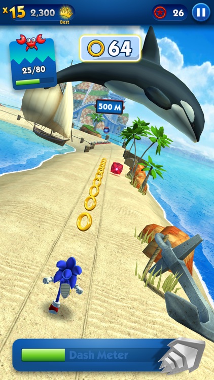 Sonic Dash Endless Runner Game