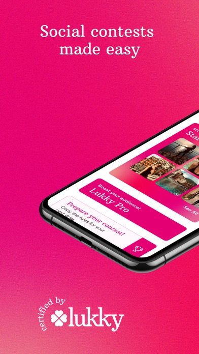 Lukky - Social Giveaways Screenshot