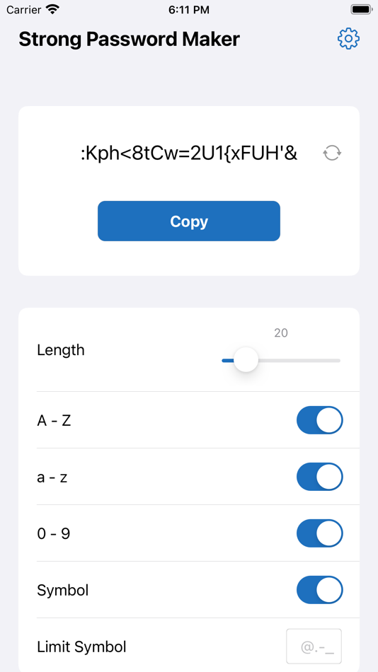 #2. Strong Password Maker: Simple (iOS) 게시자: Codepaint Inc.