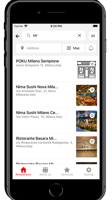 Sustainable Restaurants Screenshot