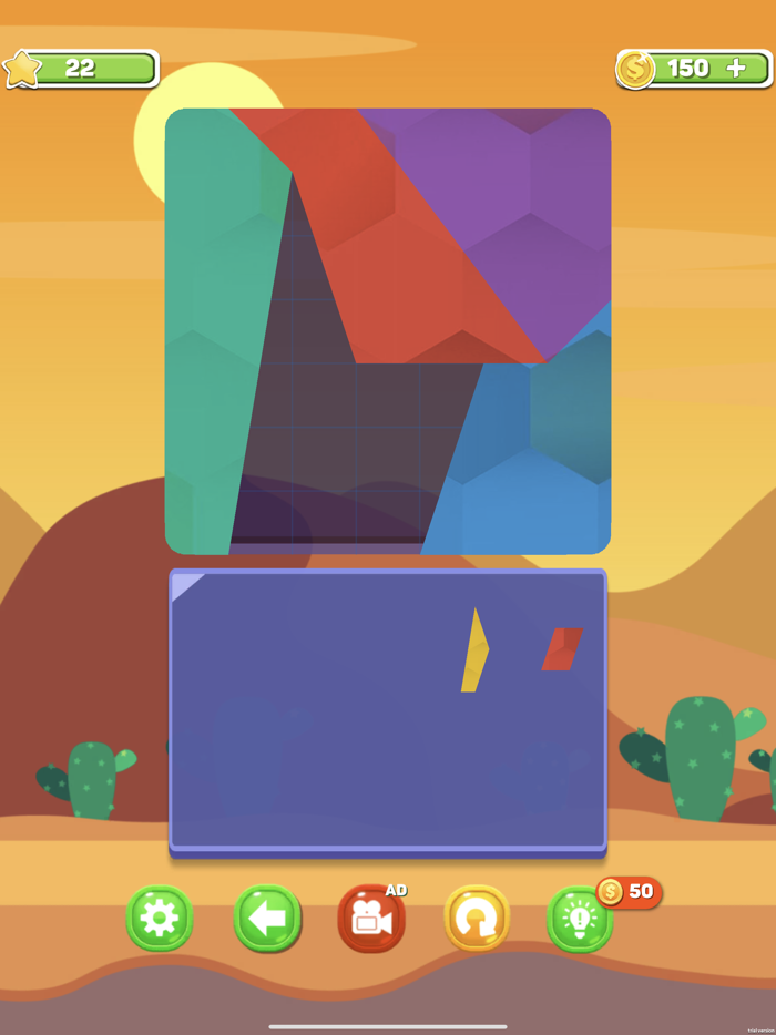 Block Tangram Puzzle Gem