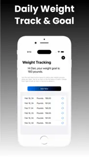 mood, water & weight tracker iphone screenshot 4