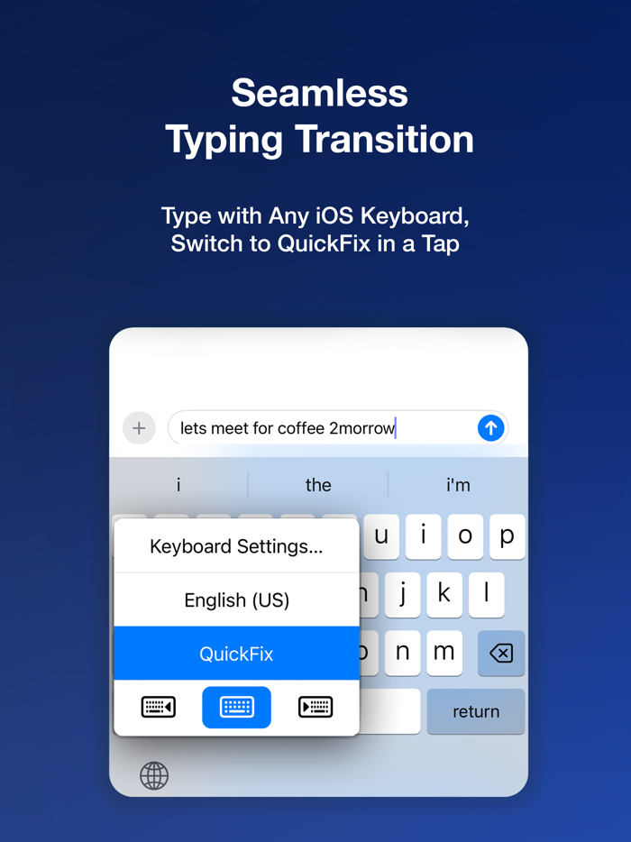 QuickFix AI Keyboard