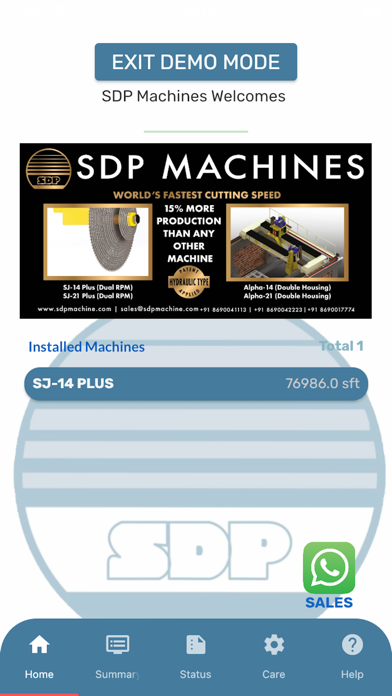 SDP Machines Screenshot
