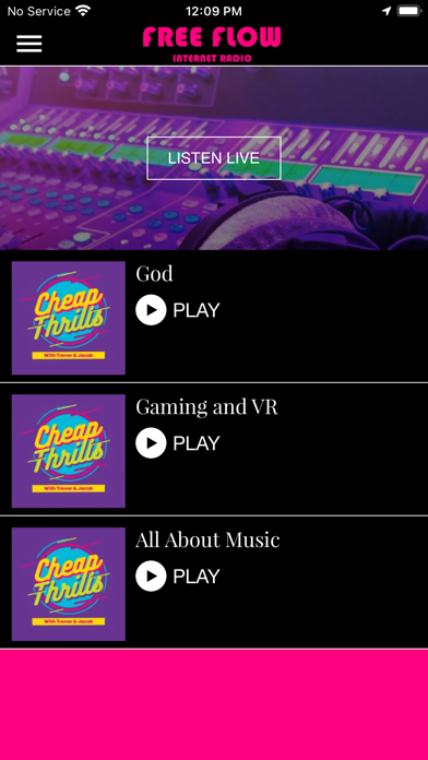 Free Flow Radio iPhone screenshot 1 - Entertainment app