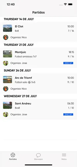 Game screenshot Tamapi - Juega fútbol amistoso mod apk