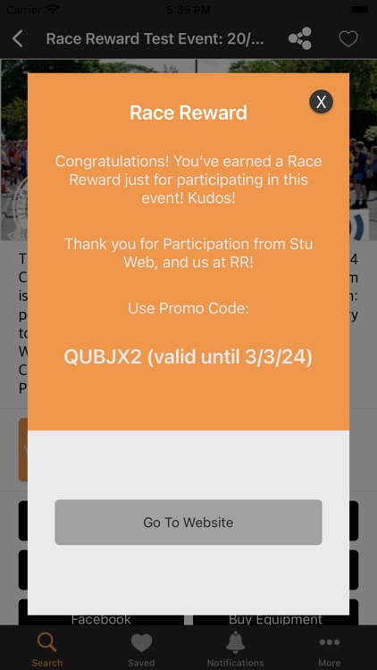Race Rewards