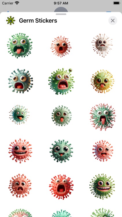 Germ Stickers