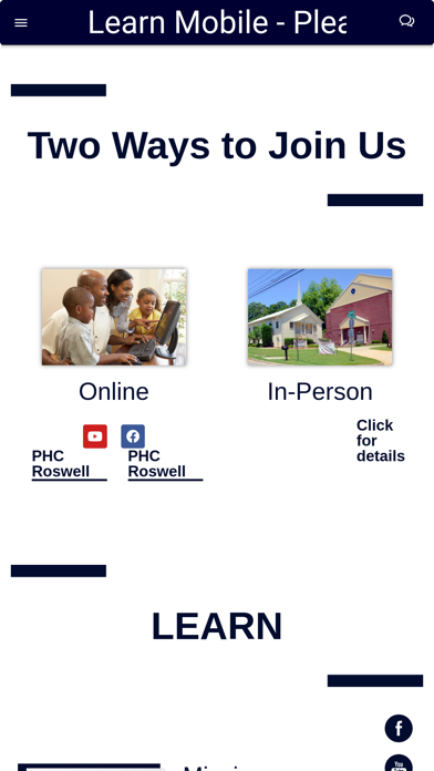 PHC Connect Screenshot