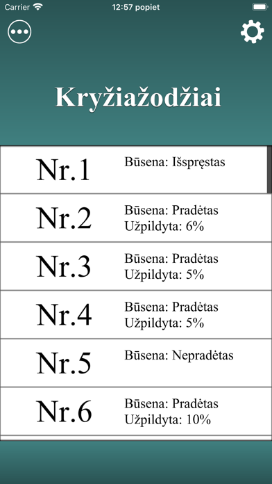 Kryžiažodžiai Screenshot