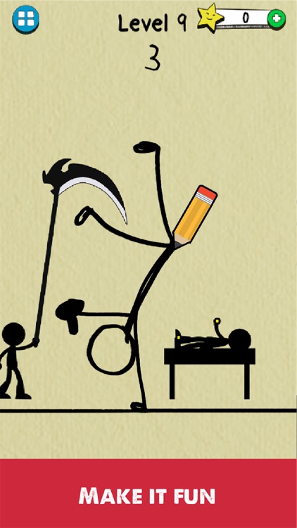 Draw Stick Man Thief Puzzle screenshot-3