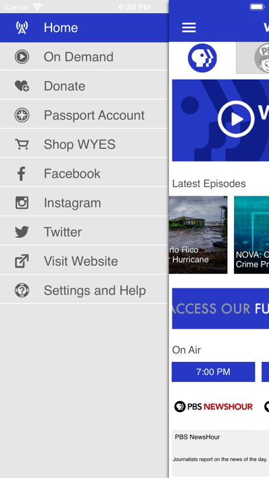 WYES-TV Screenshot