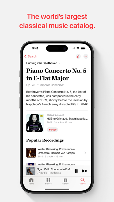 Screenshot 2 of Apple Music Classical App