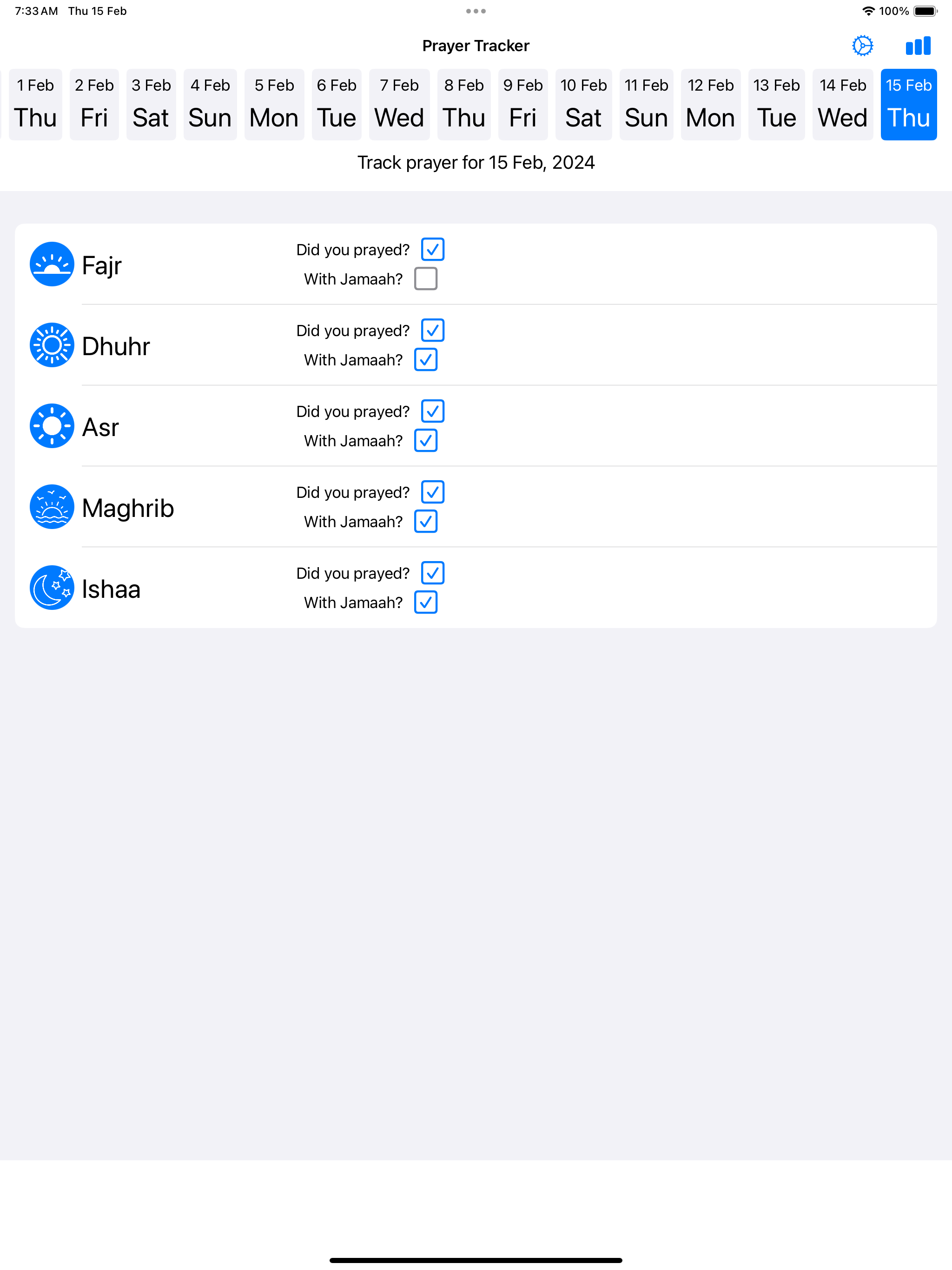 Muslims Prayer Tracker