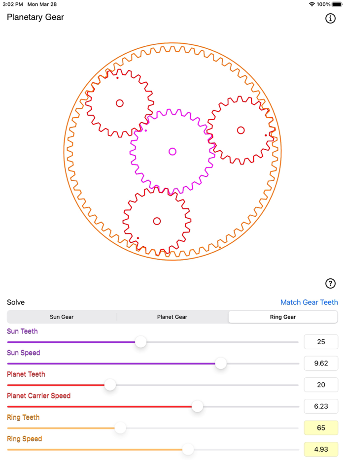 Planetary Gear Calculator