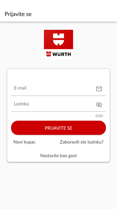 Wurth Serbia Screenshot