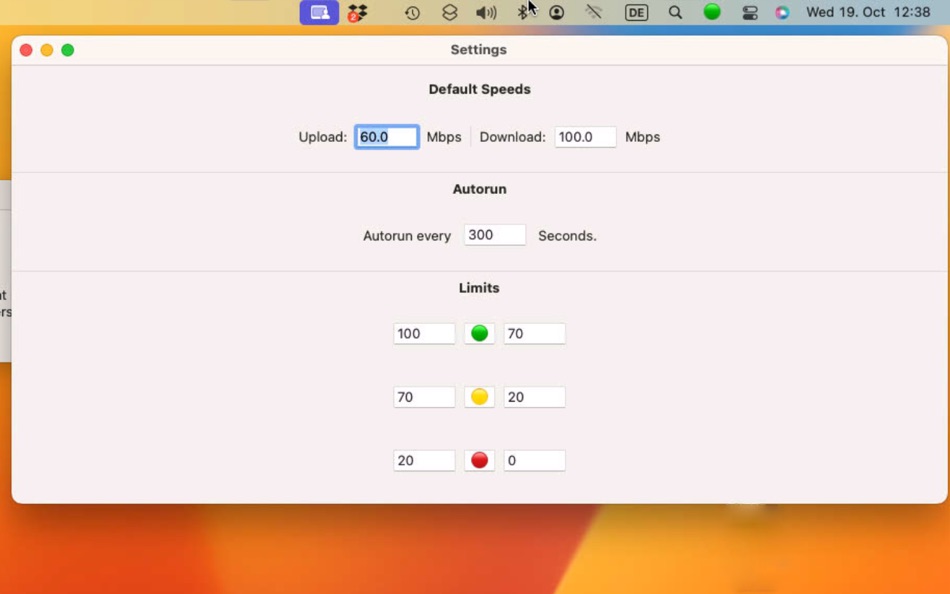 #2. Network Light - Speed test (macOS) 由: Holger Krupp