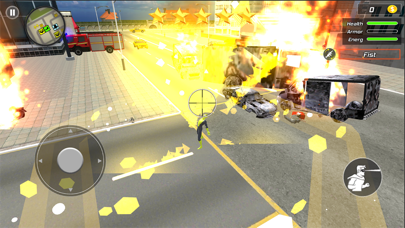 Flying Spider Hero: Crime City Screenshot