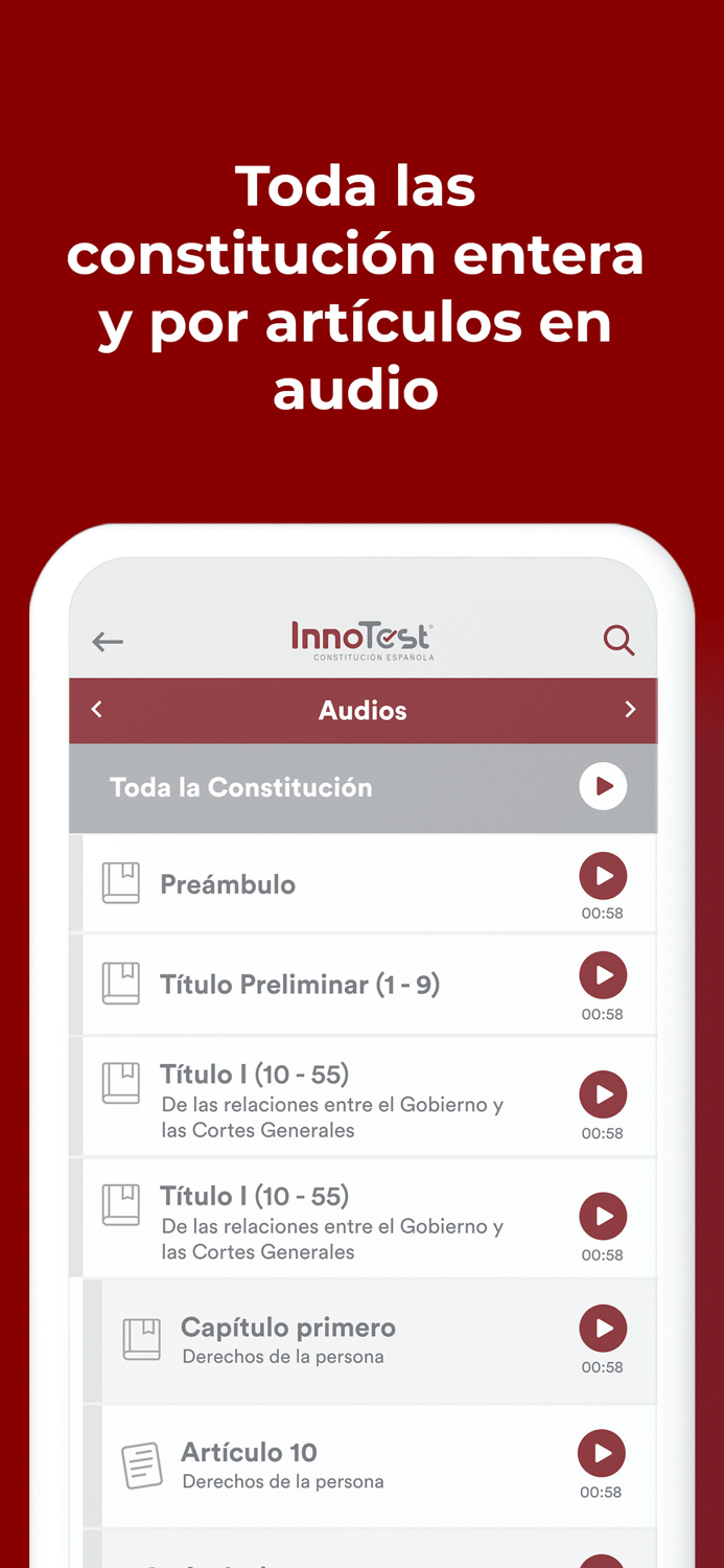 InnoTest Constitución 1978