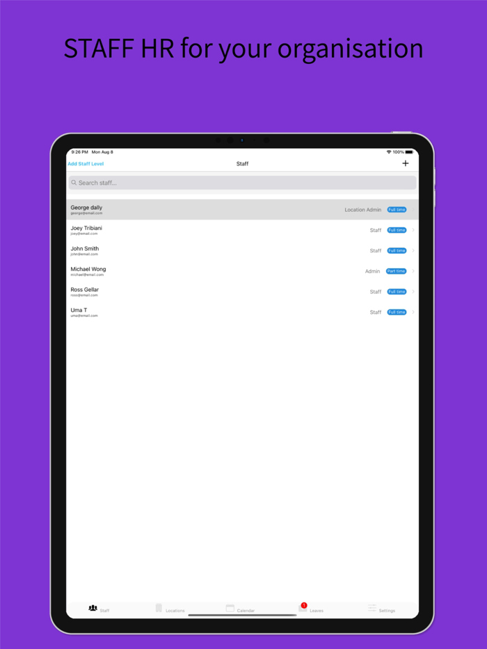 Get My Roster - Shift Planner