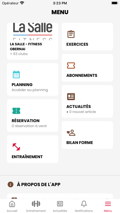 La Salle de Sport Screenshot