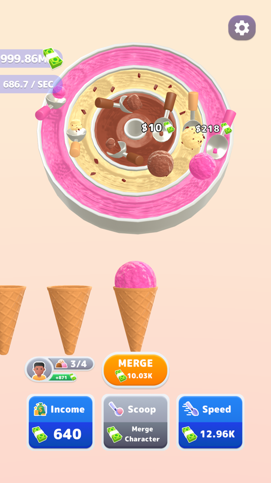 #6. Ice Cream Clicker! (iOS) 由: UNCOSOFT