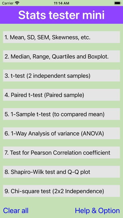 Stats tester mini screenshot-0