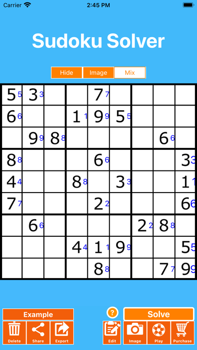 Sudoku Solver - Hint or All screenshot 4