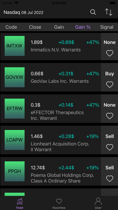 StocksBlizzard Screenshot