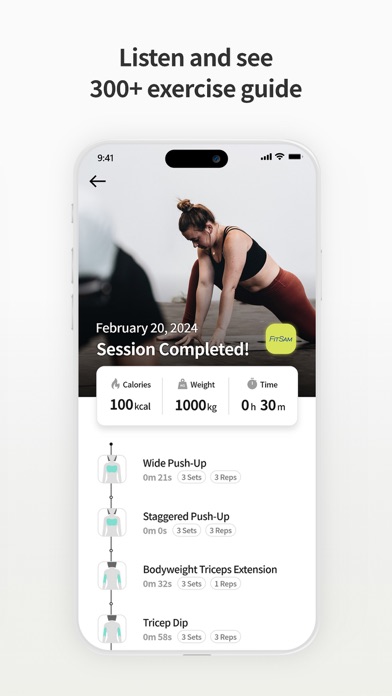 Fit Sam: Personalized AI Coach Screenshot