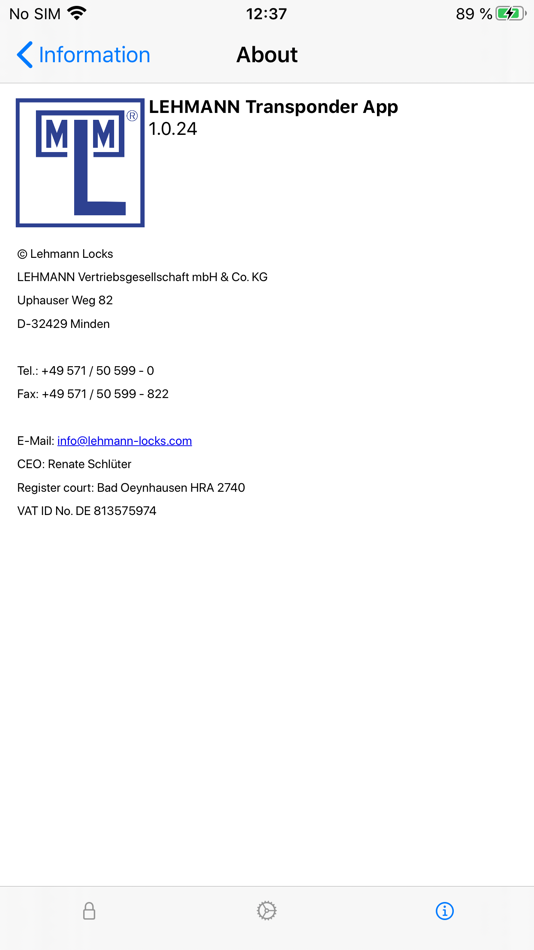 #3. LEHMANN Transponder (iOS) 由: Lehmann Vertriebsges. mbH & Co. KG
