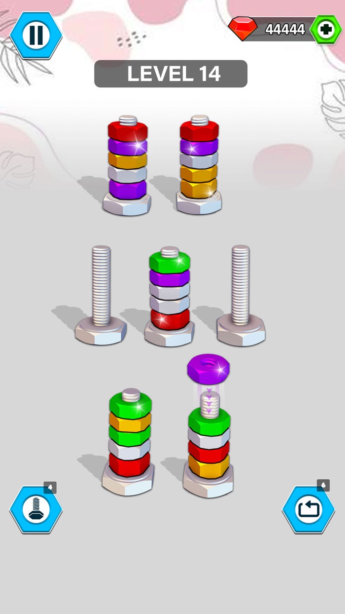 Nuts Bolts 3D Screw Sort Games