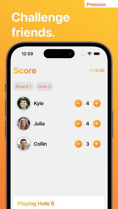 Eagle: Golf Scorecard Screenshot