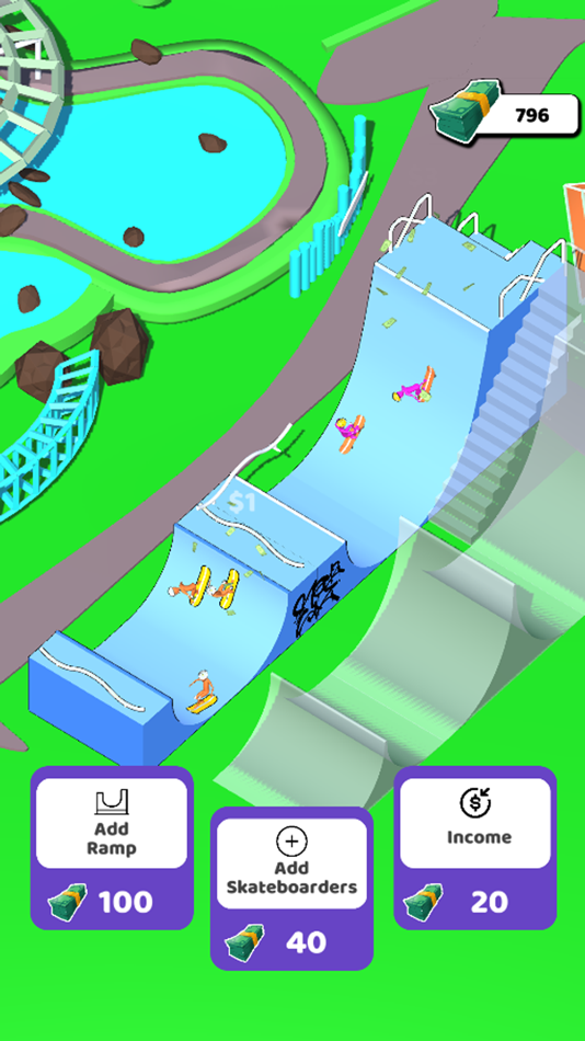 #5. Idle Skates (iOS) 由: Fatih Metehan ERDEN