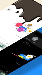 paint splash animated stickers iphone screenshot 3