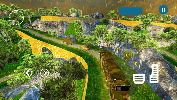 Army Bus Driving Games