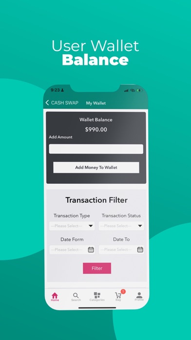 cash-Swap Screenshot