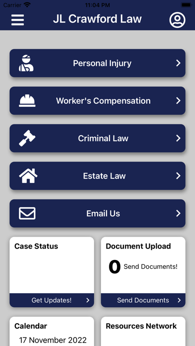 Screenshot #1 pour JL Crawford Law
