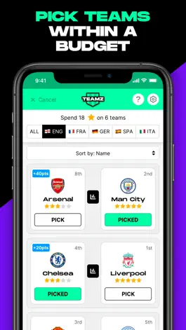 Game screenshot Teamz Fantasy Football apk