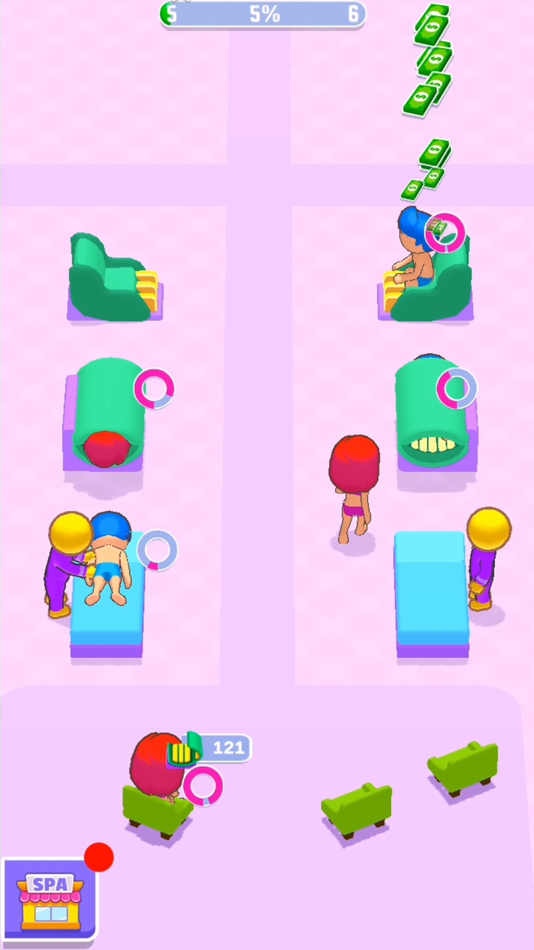 #8. IDLE Spa Salon - 3D Arcade (iOS) 由: PAMPAM, TOV