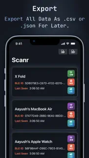 scanr - bluetooth scanner iphone screenshot 3