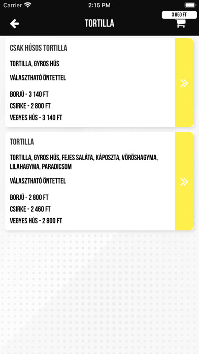 KORZÓ Kebab és Fagyizó Screenshot