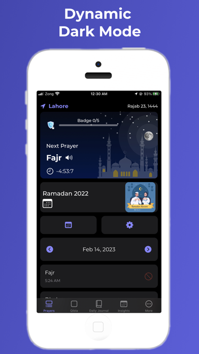 Athan Prayer Time Muslim Qibla Screenshot