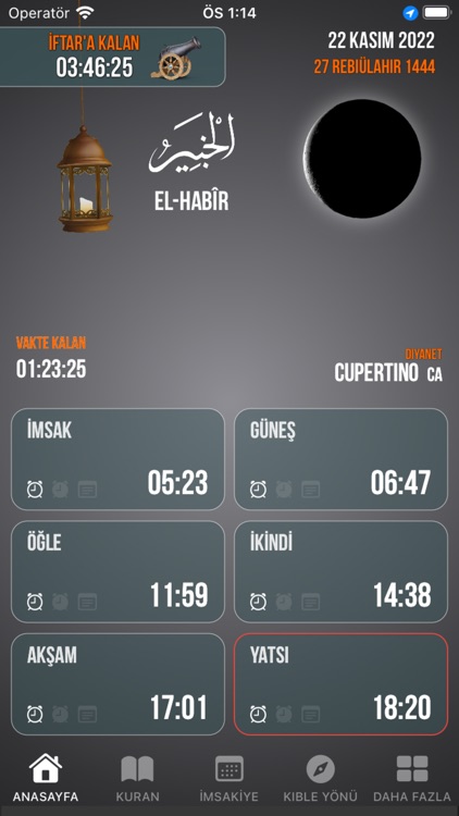 Prayer Times - Qibla Finder