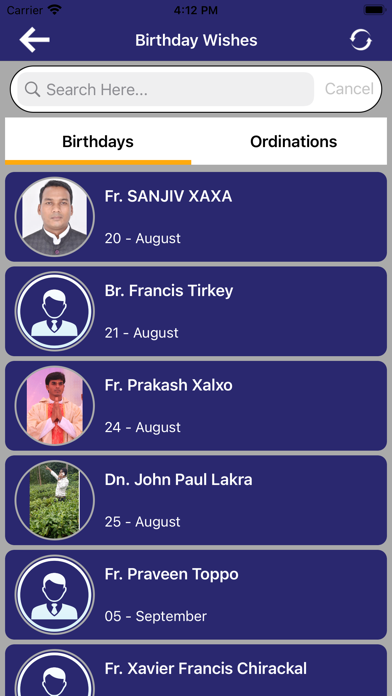 KHRIST JYOTHI PROVINCE, RAIPUR Screenshot