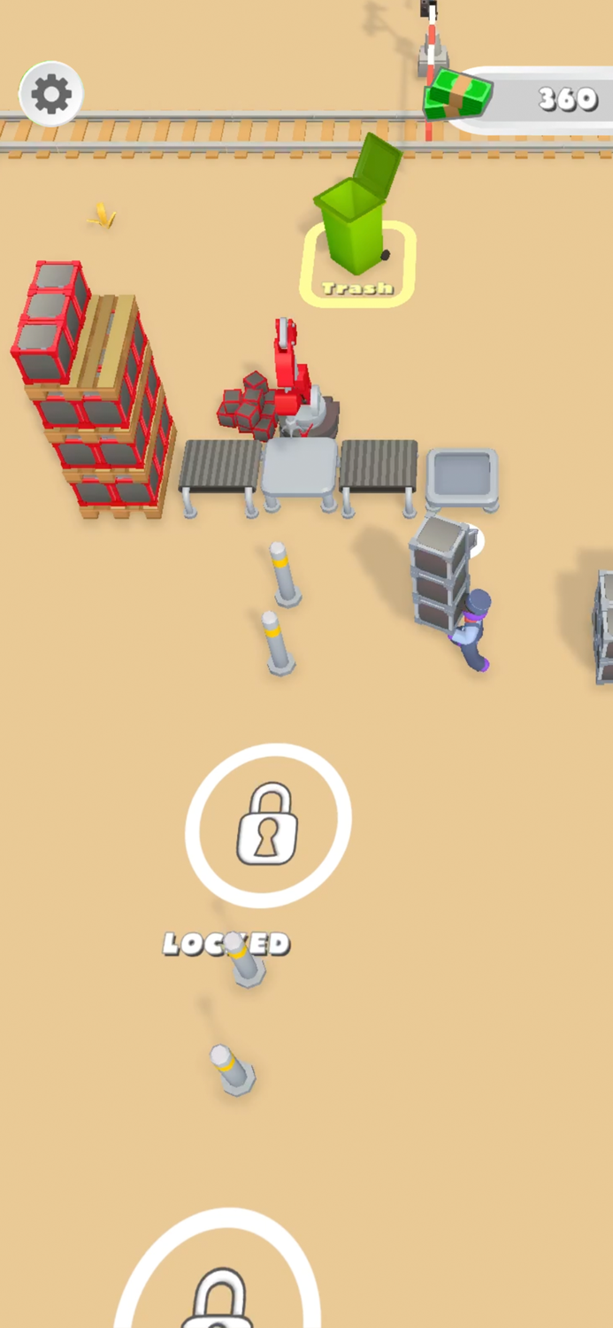 Cargo Train Station 3D